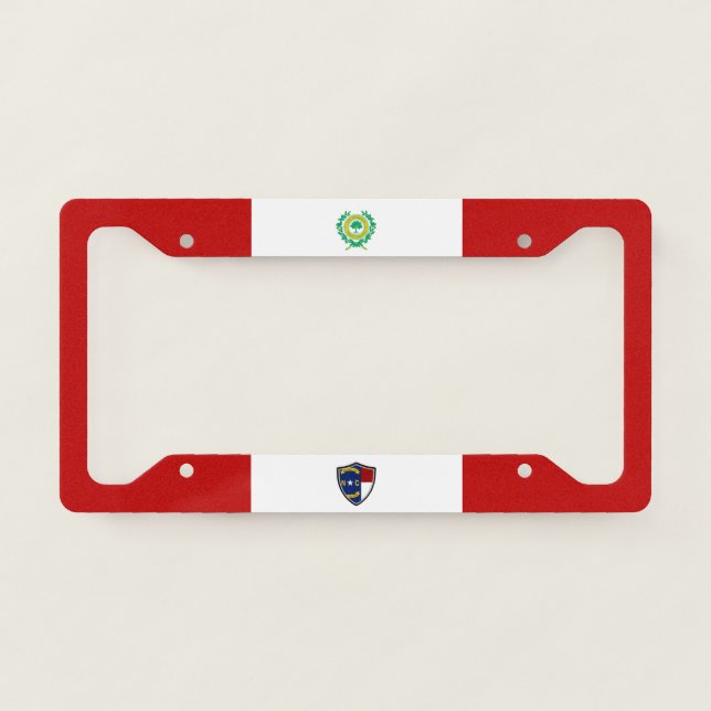 Raleigh (North Carolina) city flag  License Plate Frame (Front)