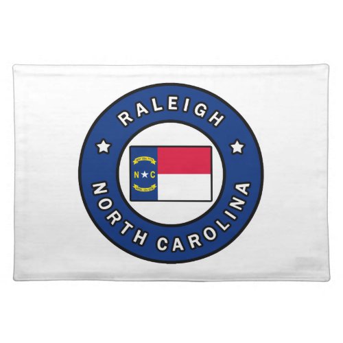 Raleigh North Carolina Cloth Placemat