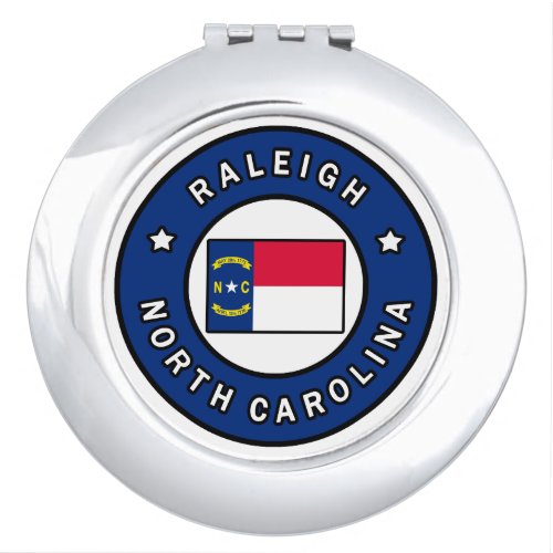 Raleigh North Carolina Compact Mirror