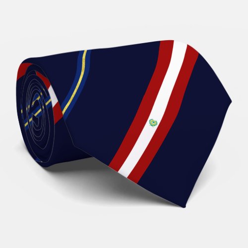 Raleigh North Carolina flag_seal Neck Tie