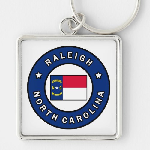Raleigh North Carolina Keychain