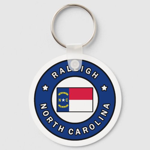 Raleigh North Carolina Keychain