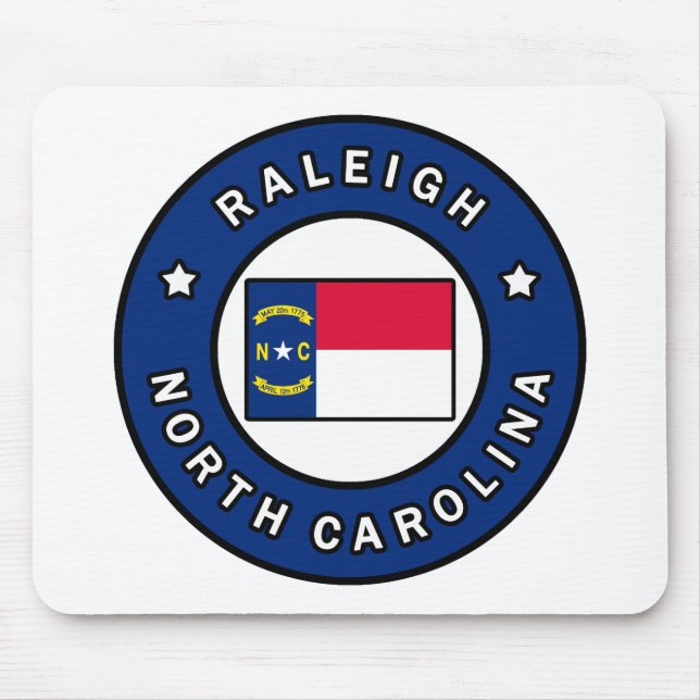 Raleigh North Carolina Mouse Pad (Front)