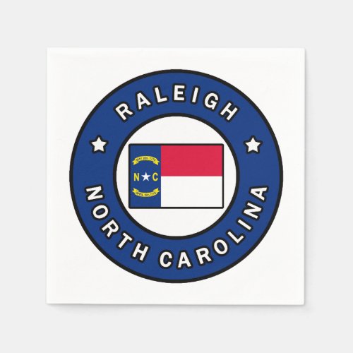 Raleigh North Carolina Napkins
