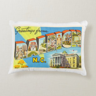 Raleigh North Carolina Decorative Throw Pillows Zazzle