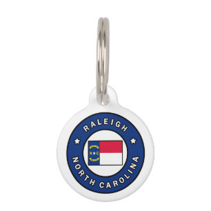 Raleigh North Carolina Pet ID Tag