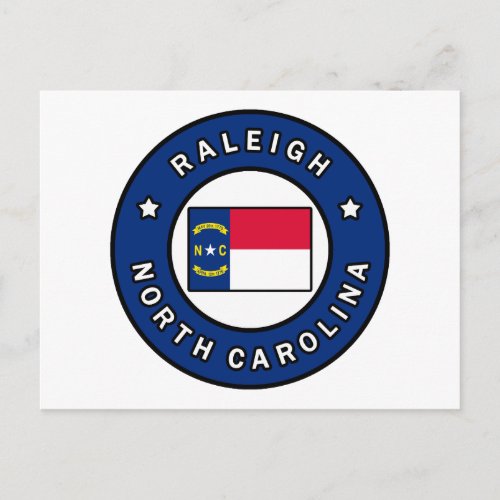 Raleigh North Carolina Postcard