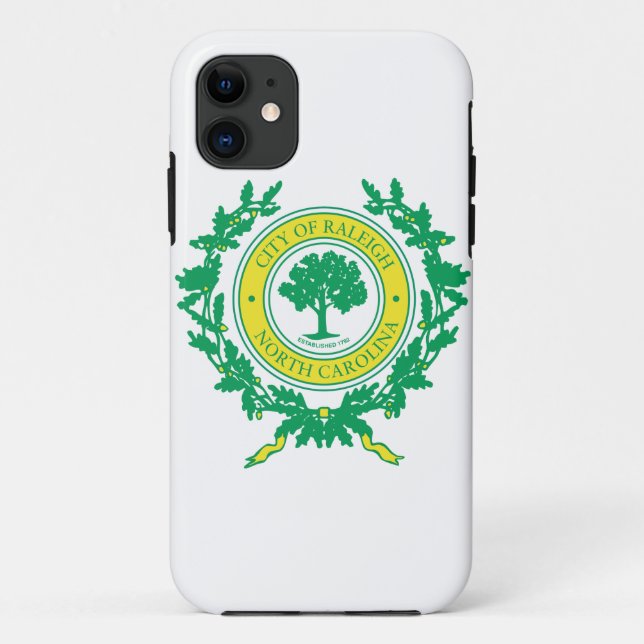 Raleigh, North Carolina Seal Case-Mate iPhone Case (Back)