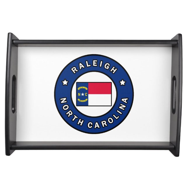 Raleigh North Carolina Serving Tray (Front)