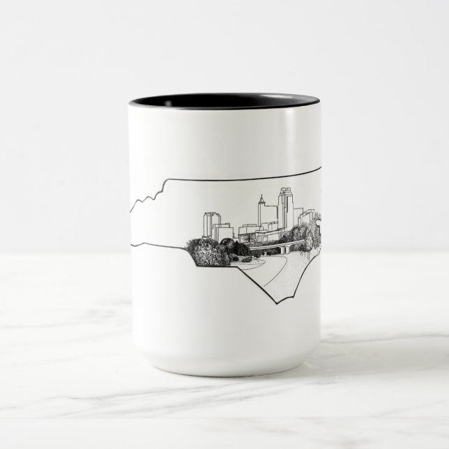 Raleigh Skyline Mug (Center)