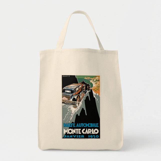 Rally Automobile Monte Carlo Tote Bag (Front)
