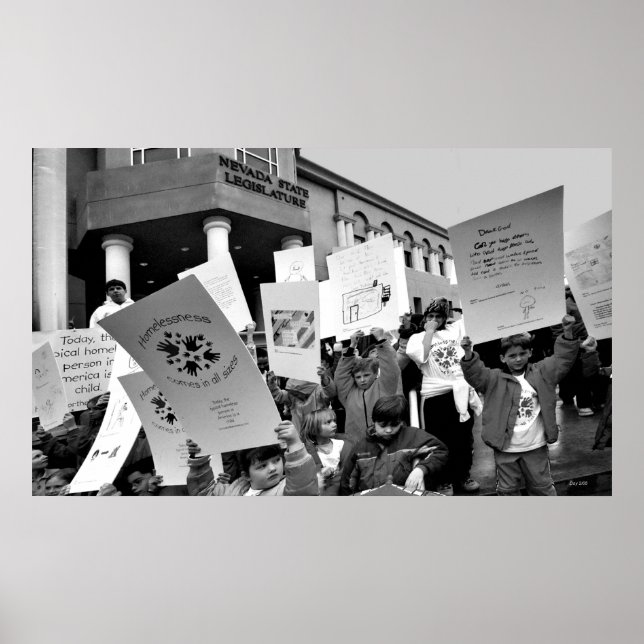 Rally for the Homeless Poster (Front)