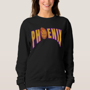 Rally In The Valley Phoenix Flaming Basketball Cha Sweatshirt