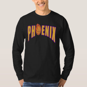 Rally In The Valley Phoenix Flaming Basketball Cha T-Shirt