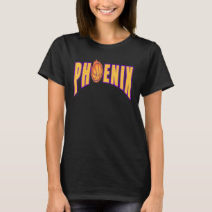 Rally In The Valley Phoenix Flaming Basketball Cha T-Shirt