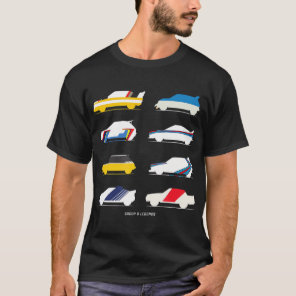 Rally Legends Group B classic rally car design T-S T-Shirt