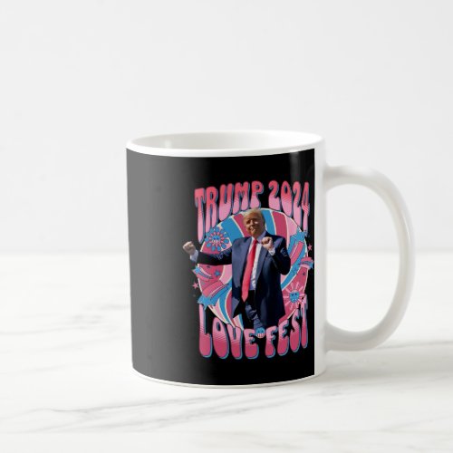 Rally Love Fest Dancing Retro Groovy Funny Lovefes Coffee Mug