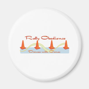Rally Obedience, Dances with Cones Magnet