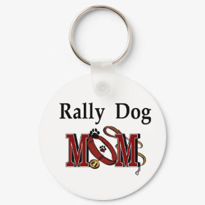 Rally Obedience Dog Mom Gifts Keychain