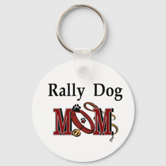 Rally Obedience Dog Mom Gifts Keychain
