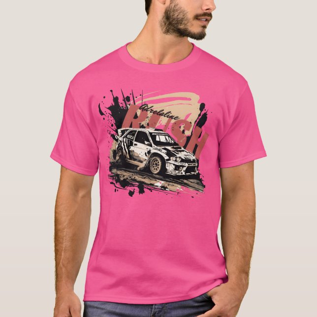 Rally Race Car vintage friend T-Shirt (Front)