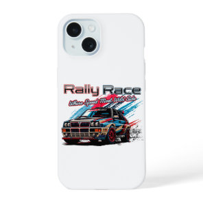 RALLY RACE VINTAGE - WHEN SPEED MEET WILD SIDE! iPhone 15 CASE