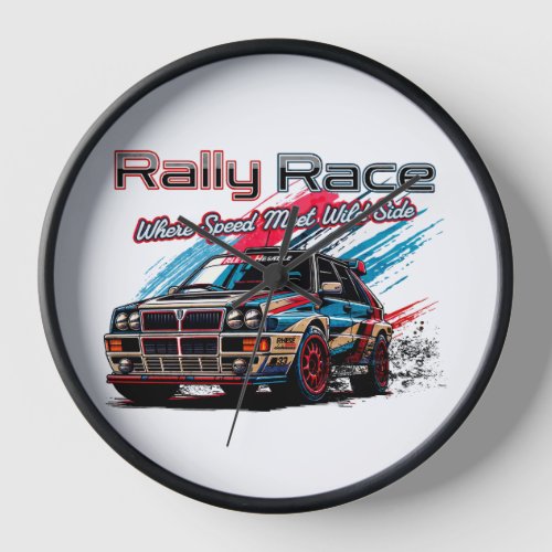 RALLY RACE _ WHEN SPEED MEET WILD SIDE CLOCK