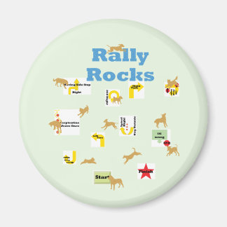 Rally Rocks Magnet