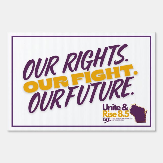 Rally Sign 12 x 18in (Front)