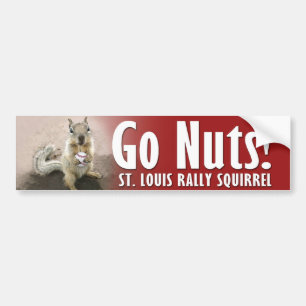 Rally Squirrel - Meet me in St Louis Bumper Sticker