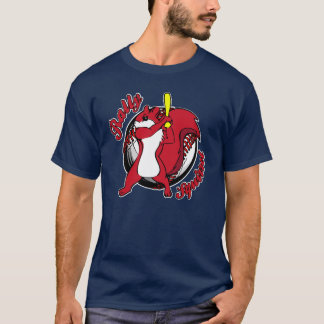 Rally Squirrel - Mens Blue T-Shirt