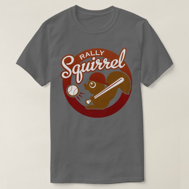 Rally Squirrel T-Shirt (Design Front)