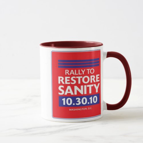 Rally to Restore Sanity mug