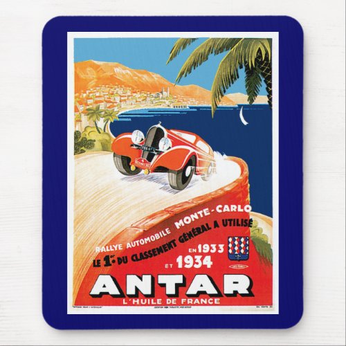 Rallye Automobile de Monte Carlo Mouse Pad