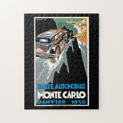 Rallye Automobile Monte Carlo Jigsaw Puzzle