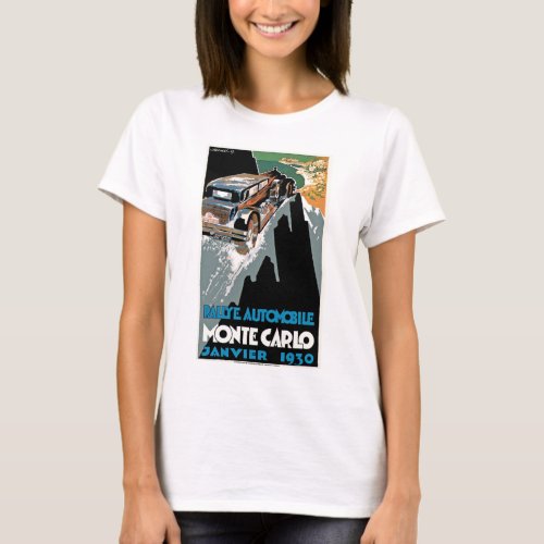 Rallye Automobile Monte Carlo T_Shirt