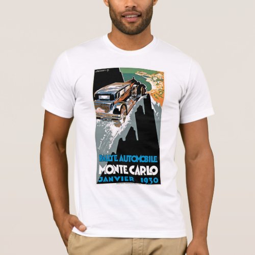 Rallye Automobile Monte Carlo T_Shirt