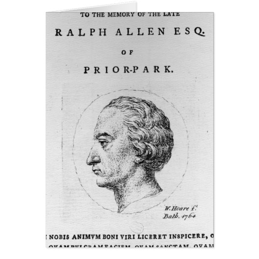 Ralph Allen, 1764 Cards (Front)