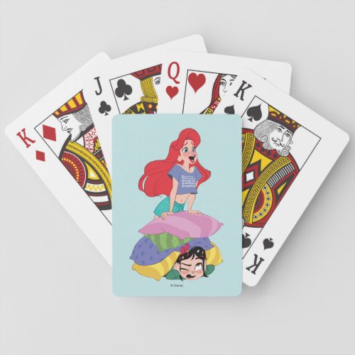 Ralph Breaks the Internet  Ariel  Vanellope Poker Cards