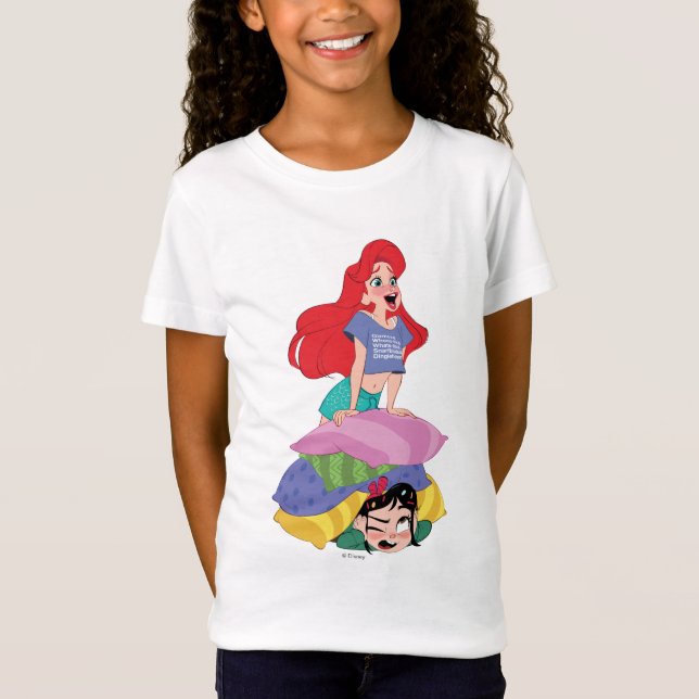 Ralph Breaks the Internet | Ariel & Vanellope T-Shirt (Front)