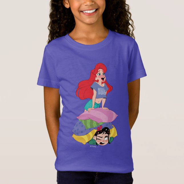 Ralph Breaks the Internet | Ariel & Vanellope T-Shirt (Front)