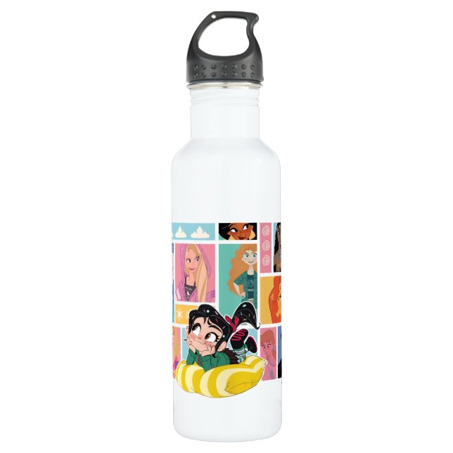 Ralph Breaks the Internet | Comfy Squad Stainless Steel Water Bottle (Front)