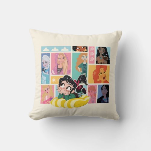 Ralph Breaks the Internet  Comfy Squad Throw Pillow