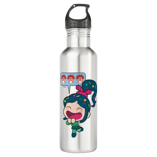Ralph Breaks the Internet | #CURRENTMOOD Stainless Steel Water Bottle (Front)