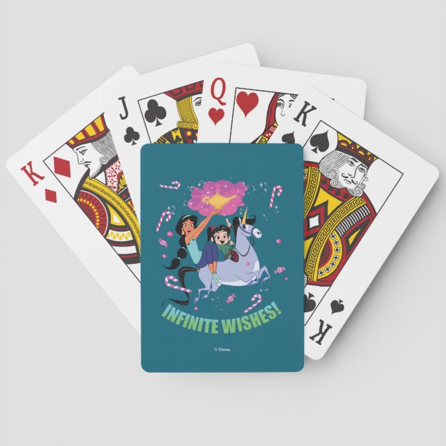 Ralph Breaks the Internet | Jasmine & Vanellope Poker Cards (Back)