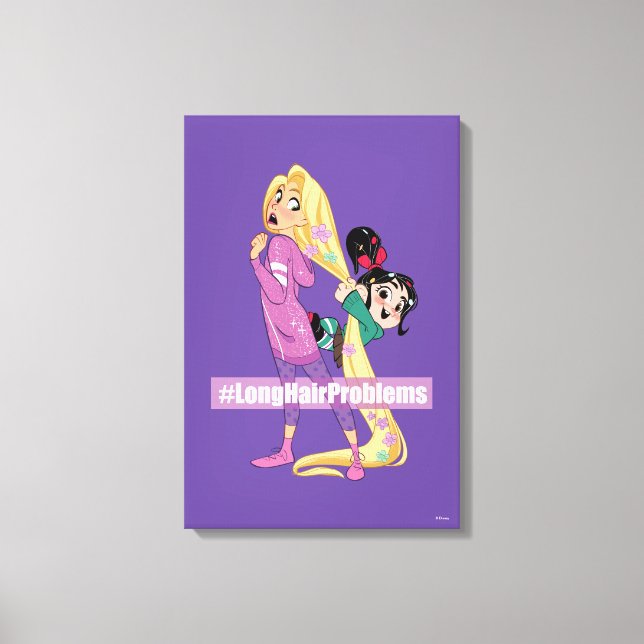 Ralph Breaks the Internet | #LongHairProblems Canvas Print (Front)
