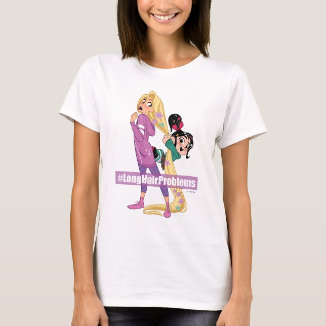 Ralph Breaks the Internet | #LongHairProblems T-Shirt (Front)