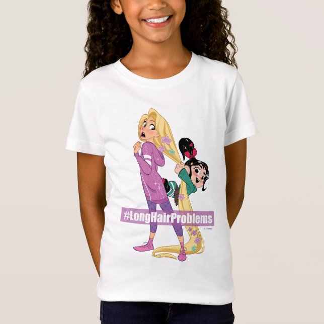 Ralph Breaks the Internet | #LongHairProblems T-Shirt (Front)