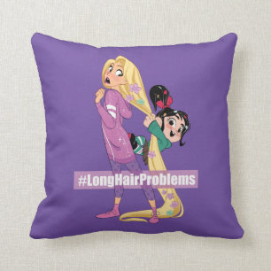 Ralph Breaks the Internet   #LongHairProblems Throw Pillow