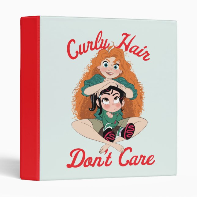 Ralph Breaks the Internet | Merida - Curly Hair 3 Ring Binder (Front/Spine)